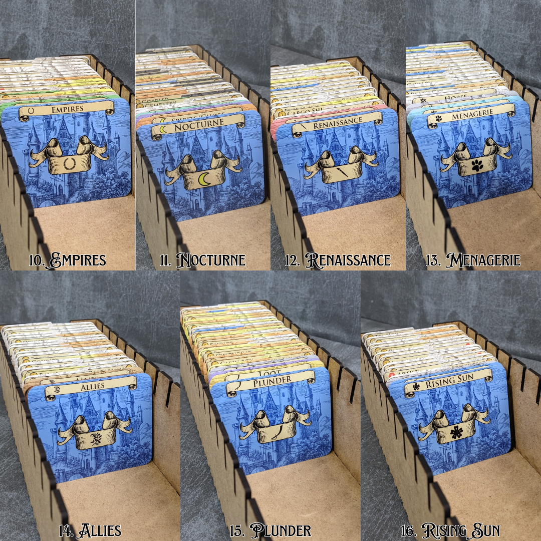 Dominion Inspired Unofficial Card Divider Packs