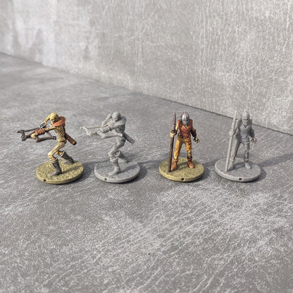 Skeletons Monster Starter Set 1 32mm Dungeons and Dragons Creatures 10 Mini Figures