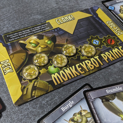 Clank! Adventuring Party Brettspiel inspiriertes inoffizielles Token-Paket aus Glas und Metall