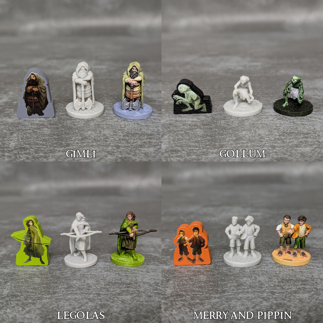 The Lord of the Rings Fate of the Fellowship Compatible Unpainted Unofficial 14 Figure Pack