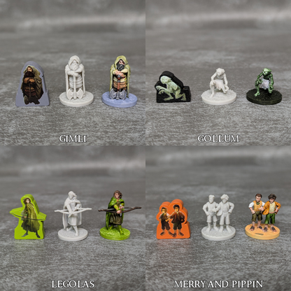 The Lord of the Rings Fate of the Fellowship Compatible Unpainted Unofficial 14 Figure Pack