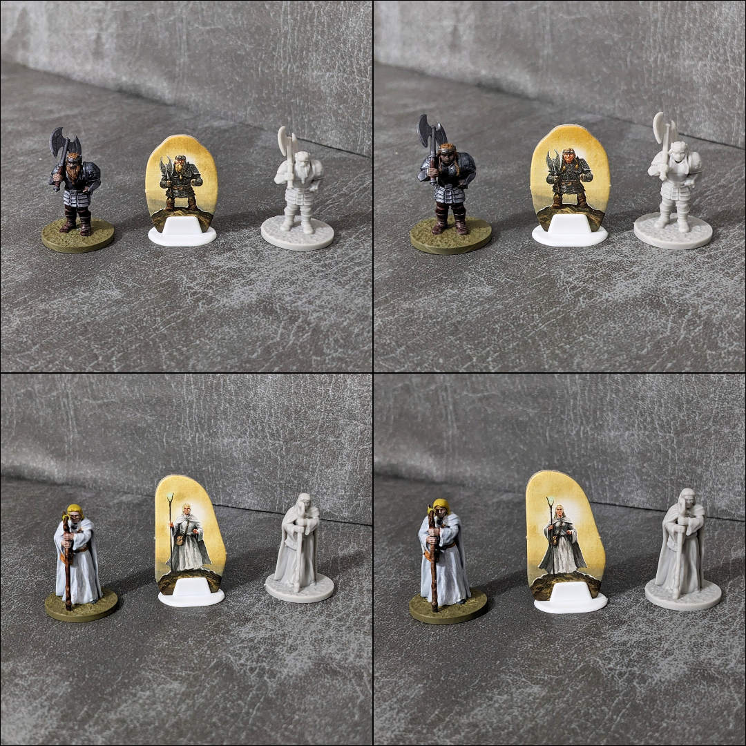 Legends of Andor 3 32mm Unpainted Board Game Character Inspired Unofficial Figure Pack