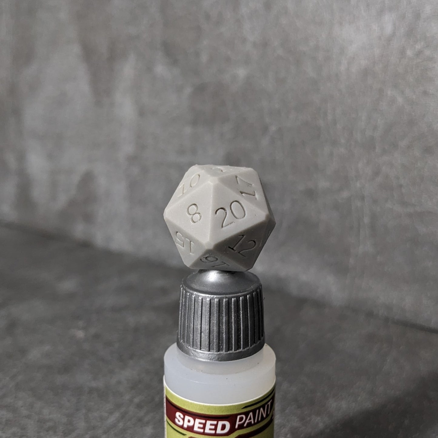 RPG Dice Hobby Paints Bottle Toppers Swatch Caps 7 Piece Set