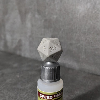 RPG Dice Hobby Paints Bottle Toppers Swatch Caps 7 Piece Set