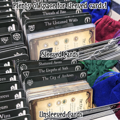 Arkham Horror Das Kartenspiel inspiriertes inoffizielles Token-Paket aus Glas und Metall