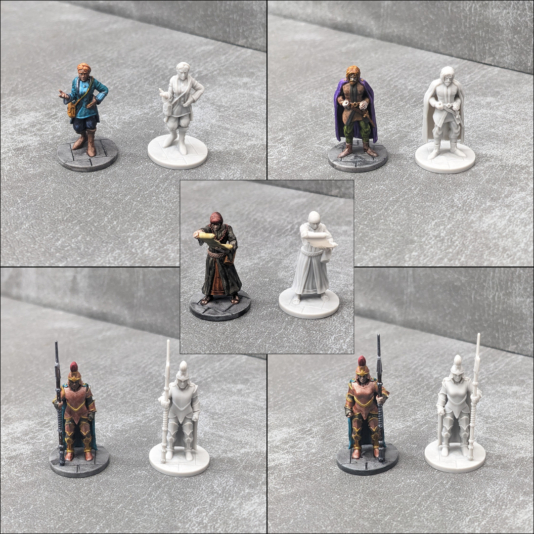 Adventurers Starter Set 3 32mm Dungeons and Dragons Party 10 Minifiguren