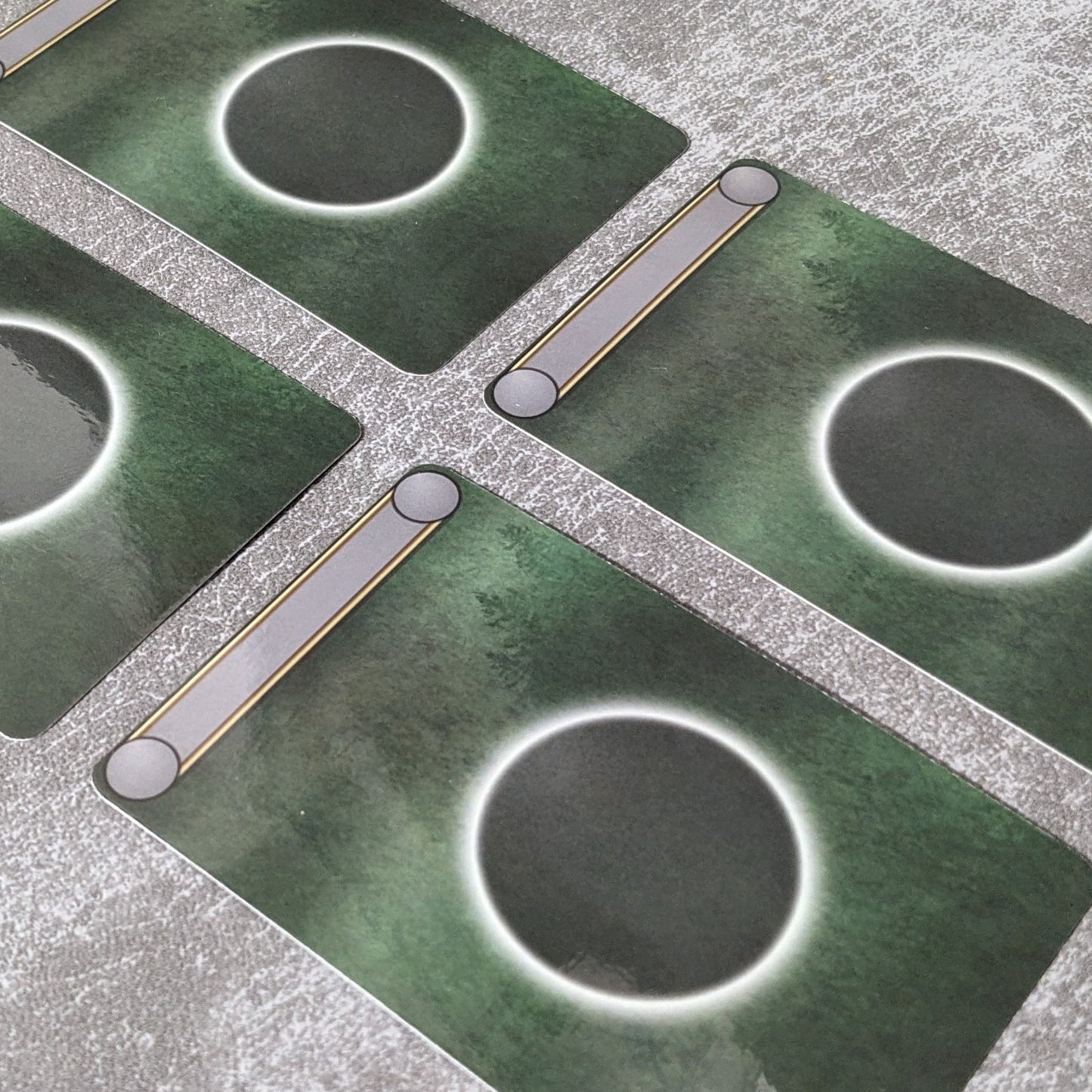 Pack de jetons en verre et en métal non officiels inspirés du jeu de cartes Arkham Horror
