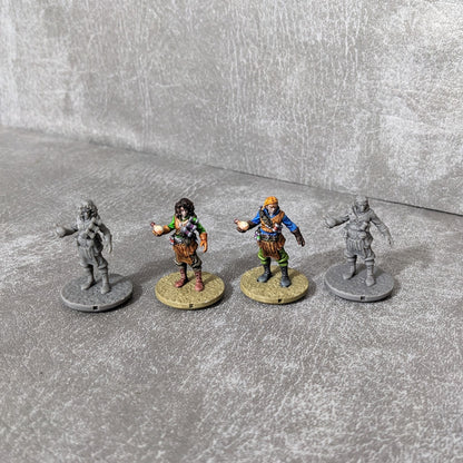 Adventurers Starter Set 2 32mm Dungeons and Dragons Party 10 Minifiguren