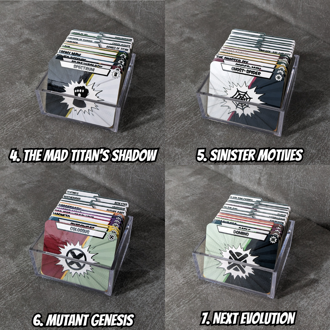 Marvel Champions The Card Game Inspired Unofficial Campaign Card Divider Packs