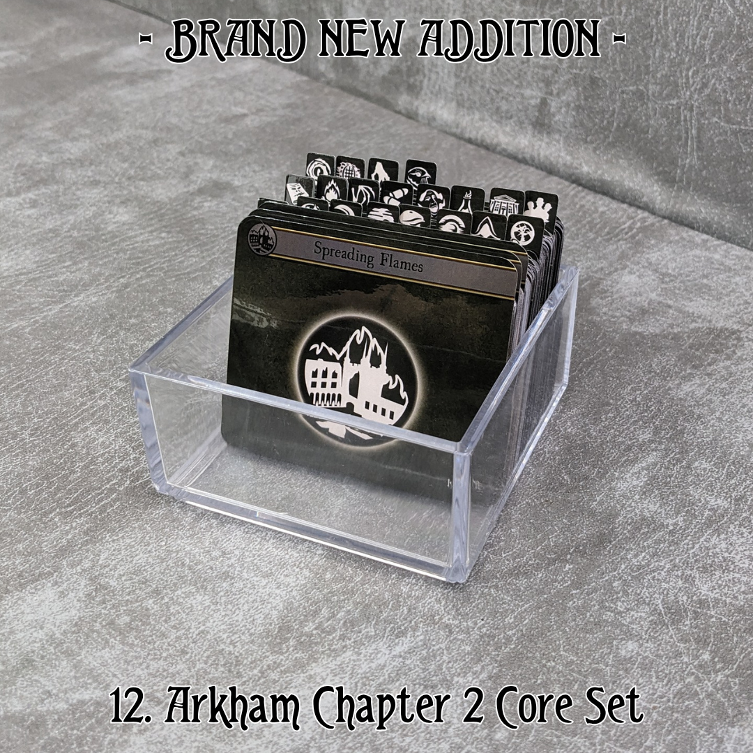 Arkham Horror Das Kartenspiel inspiriertes inoffizielles Token-Paket aus Glas und Metall