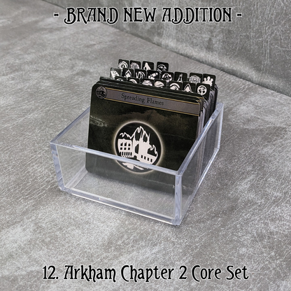 Arkham Horror Das Kartenspiel inspiriertes inoffizielles Token-Paket aus Glas und Metall