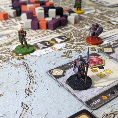 Lords of Waterdeep Board Game and Expansion Inspired Unpainted Unofficial Player Figures Meeple Upgrade Pack