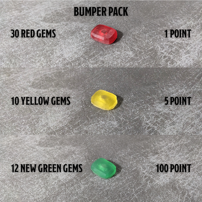 Lords of Waterdeep Victory Point Token Inspired Unofficial Magnetic Stackable Gem Pack