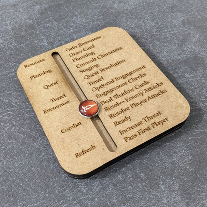 Arkham Horror Das Kartenspiel inspiriertes inoffizielles Token-Paket aus Glas und Metall