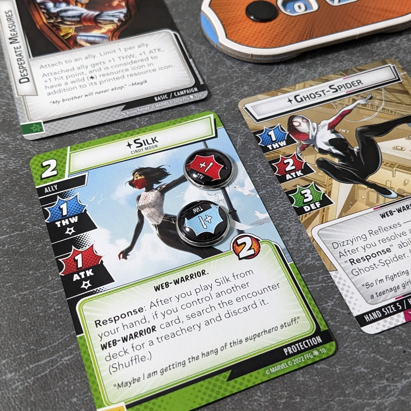 Stat Bonus Marvel Champions The Card Game Inspired Unofficial Glass and Metal Token Pack