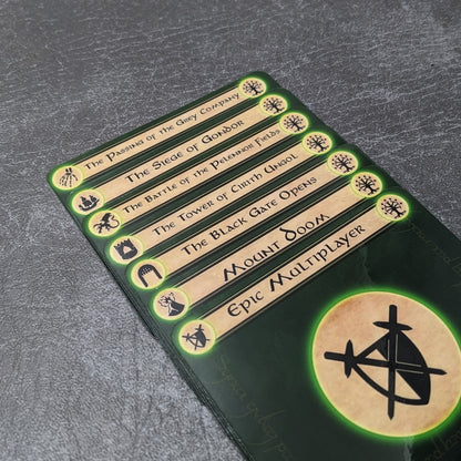 Arkham Horror Das Kartenspiel inspiriertes inoffizielles Token-Paket aus Glas und Metall