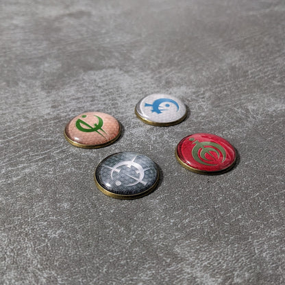 Mistborn: The Deckbuilding Game Inspired Unofficial Glass and Metal Token Pack