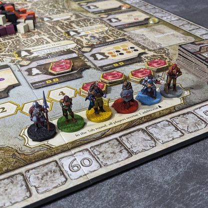 Lords of Waterdeep Board Game and Expansion Inspired Unpainted Unofficial Player Figures Meeple Upgrade Pack
