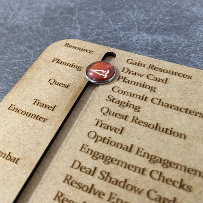 Arkham Horror Das Kartenspiel inspiriertes inoffizielles Token-Paket aus Glas und Metall