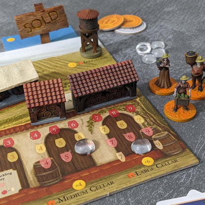 Viticulture Board Game Inspired Unofficial Structures Building Upgrade Pack