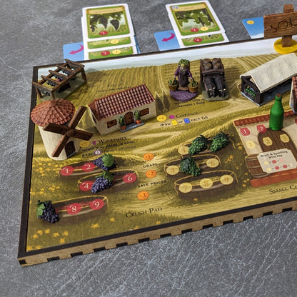 Viticulture Board Game Inspired Unpainted Unofficial Structures Building Upgrade Pack
