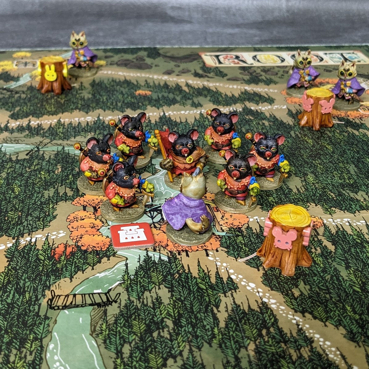 Root Marauders Expansion Board Game Compatible Warrior Faction Pieces Unpainted Unofficial 36 Figure Bumper Pack