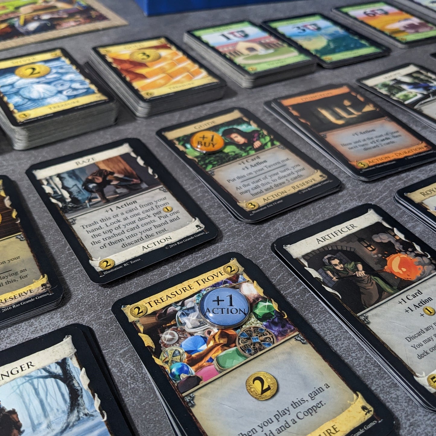 Dominion Adventures Expansion Inspired Unofficial Glass and Metal Token Pack