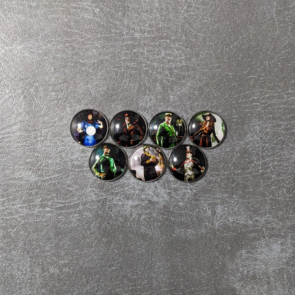 Pandemie: Reign of Cthulhu Brettspiel inspiriertes inoffizielles Token-Paket aus Glas und Metall