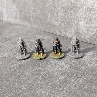 Adventurers Starter Set 1 32mm Dungeons and Dragons Party 10 Minifiguren