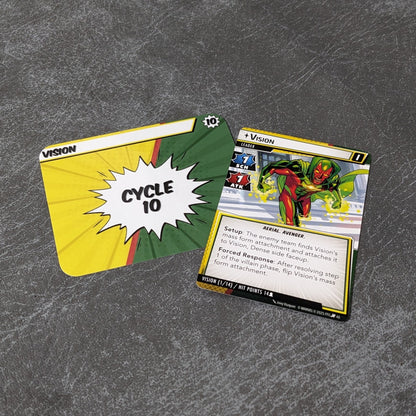 Horizontal Marvel Champions LCG Monthly Release Cycle Inspired Unofficial Card Divider Packs