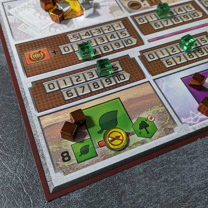 Terraforming Mars Board Game Inspired Unofficial Glass and Metal Token Pack