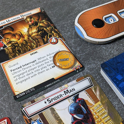 Card Status Marvel Champions The Card Game Inspired Unofficial Glass and Metal Token Pack