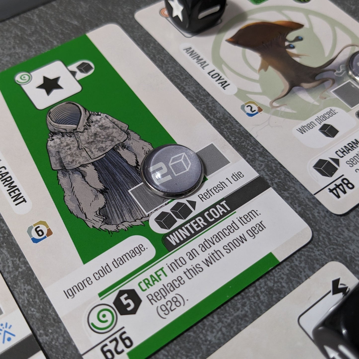 New Vantage Board Game Inspired Unofficial Boost Tracking Glass and Metal Token Pack