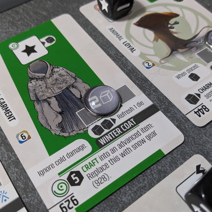 New Vantage Board Game Inspired Unofficial Boost Tracking Glass and Metal Token Pack