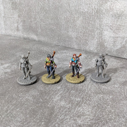 Adventurers Starter Set 2 32mm Dungeons and Dragons Party 10 Minifiguren