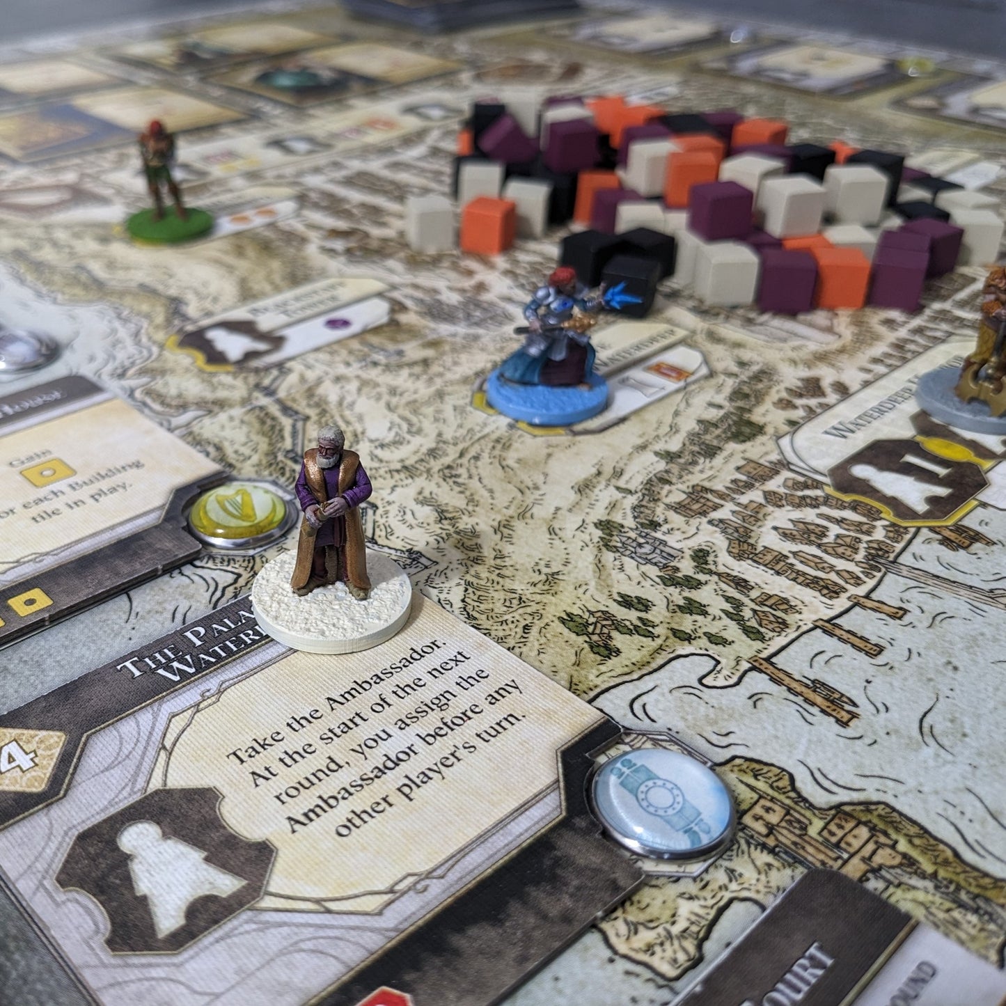 Lords of Waterdeep Board Game and Expansion Inspired Unpainted Unofficial Player Figures Meeple Upgrade Pack