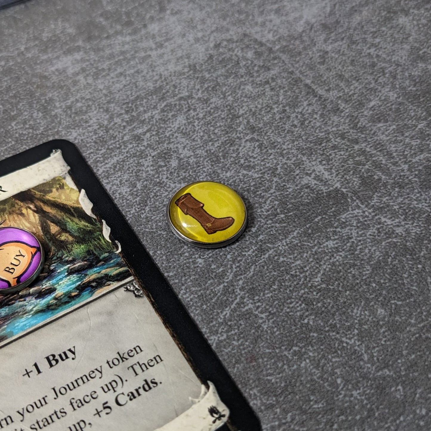 Dominion Adventures Expansion Inspired Unofficial Glass and Metal Token Pack
