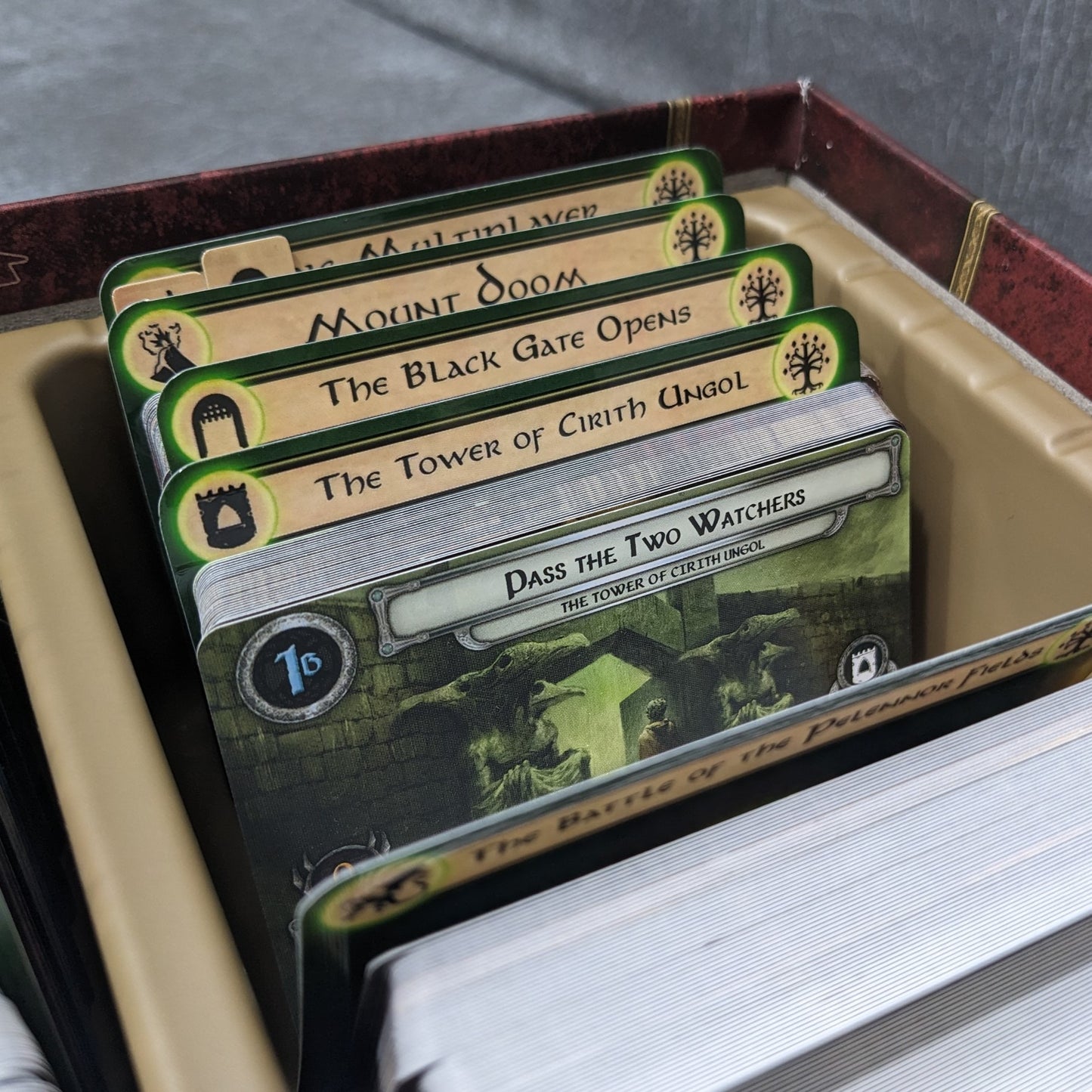 Arkham Horror Das Kartenspiel inspiriertes inoffizielles Token-Paket aus Glas und Metall