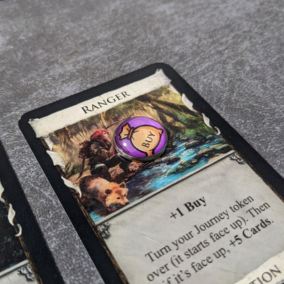New Dominion Action and Buy Tracker Unofficial Glass and Metal Token Pack