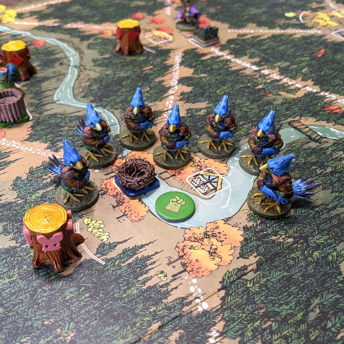 Root Board Game Compatible Warrior Faction Pieces Unpainted Unofficial 56 Figure Bumper Pack