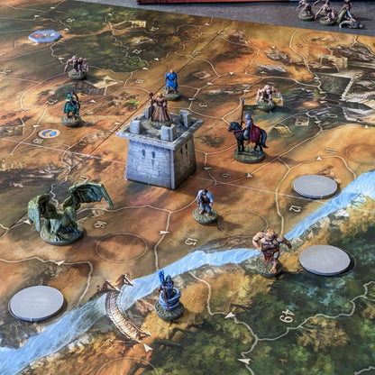 Pack de 41 figurines miniatures non officielles inspirées du jeu de société Mega Tiny Legends of Andor, personnage/monstre/PNJ de 15 mm