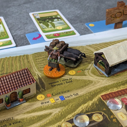 Viticulture Board Game Inspired Unofficial Structures Building Upgrade Pack