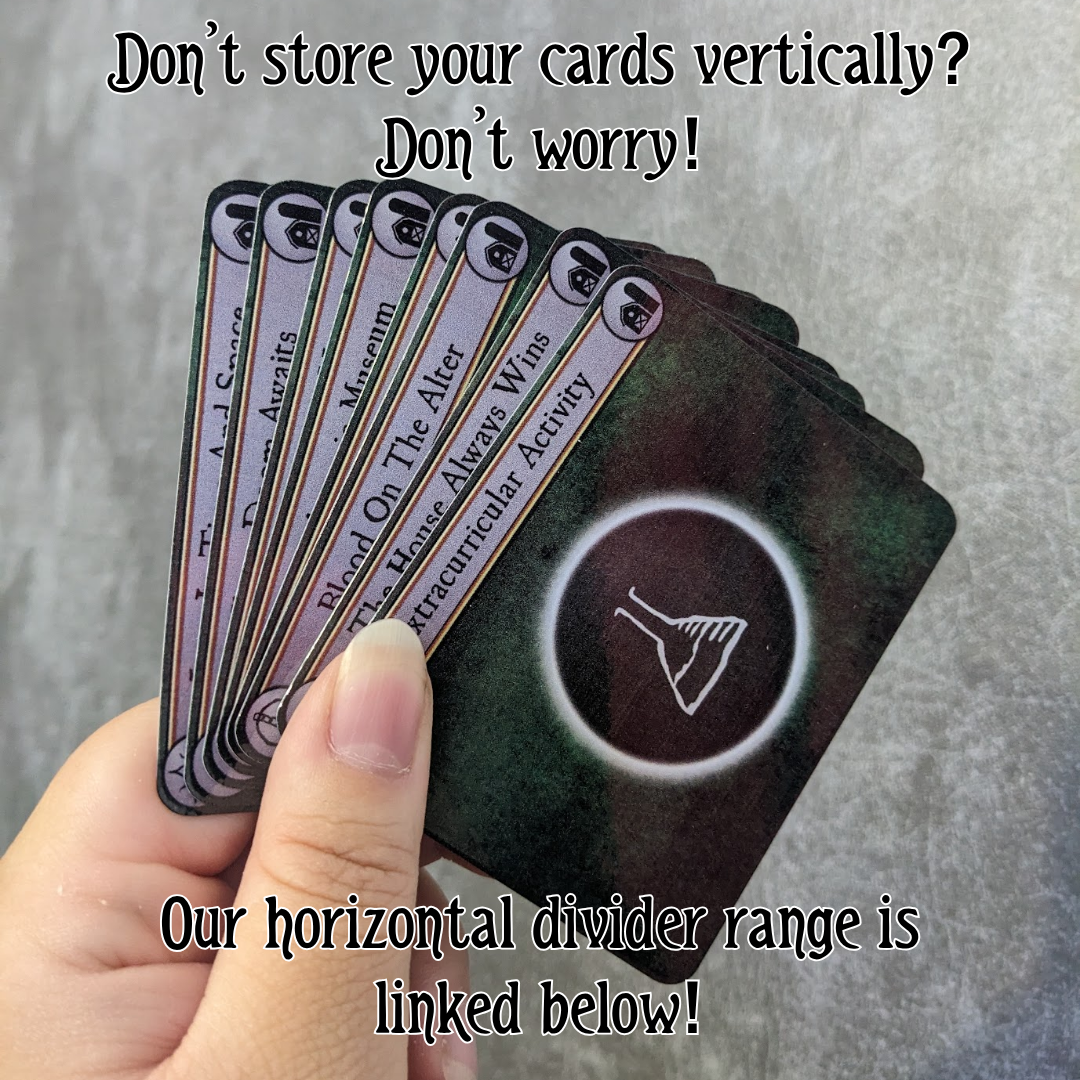 Arkham Horror The Card Game Inspired Unofficial Vertical Campaign Card Divider Packs