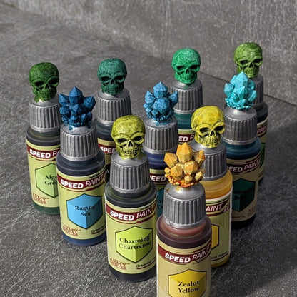 Hobby Paints Paint Bottle Toppers Swatch Caps