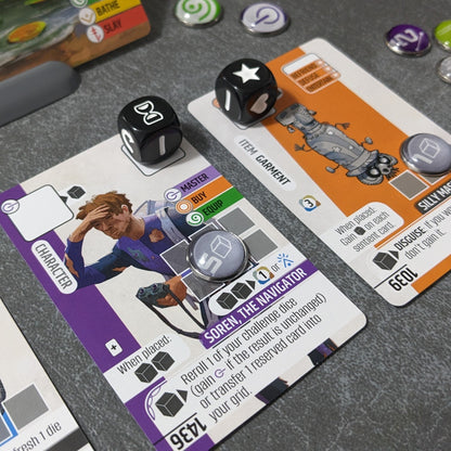 New Vantage Board Game Inspired Unofficial Boost Tracking Glass and Metal Token Pack