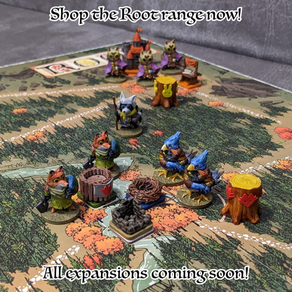Root Marauders Expansion Board Game Compatible Warrior Faction Pieces Unpainted Unofficial 36 Figure Bumper Pack