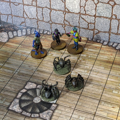 Tavern Patrons NPC Seated and Standing Set 32mm Unpainted Dungeons and Dragons 10 Mini Figures