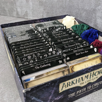 Arkham Horror Das Kartenspiel inspiriertes inoffizielles Token-Paket aus Glas und Metall