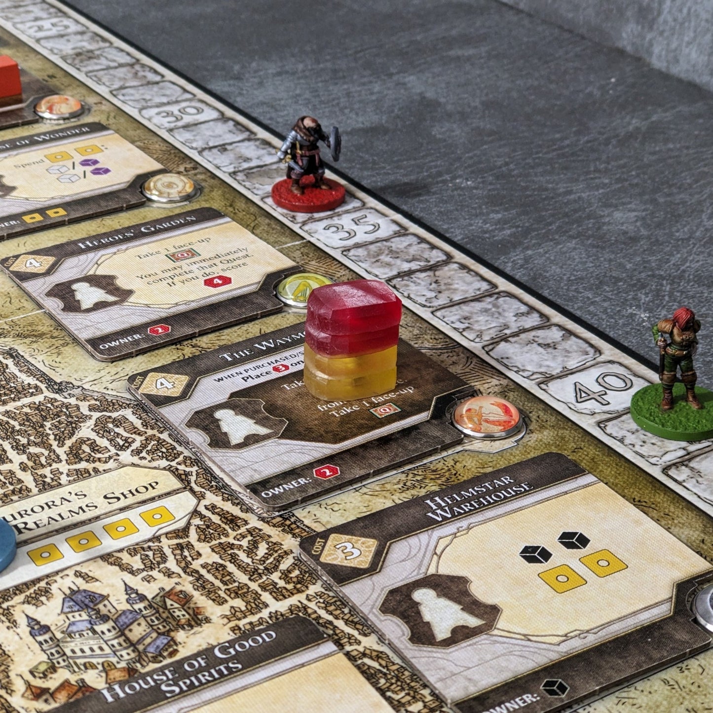 Lords of Waterdeep Victory Point Token Inspired Unofficial Magnetic Stackable Gem Pack