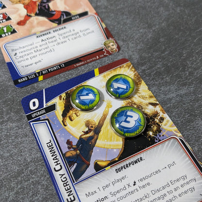 Arkham Horror Das Kartenspiel inspiriertes inoffizielles Token-Paket aus Glas und Metall
